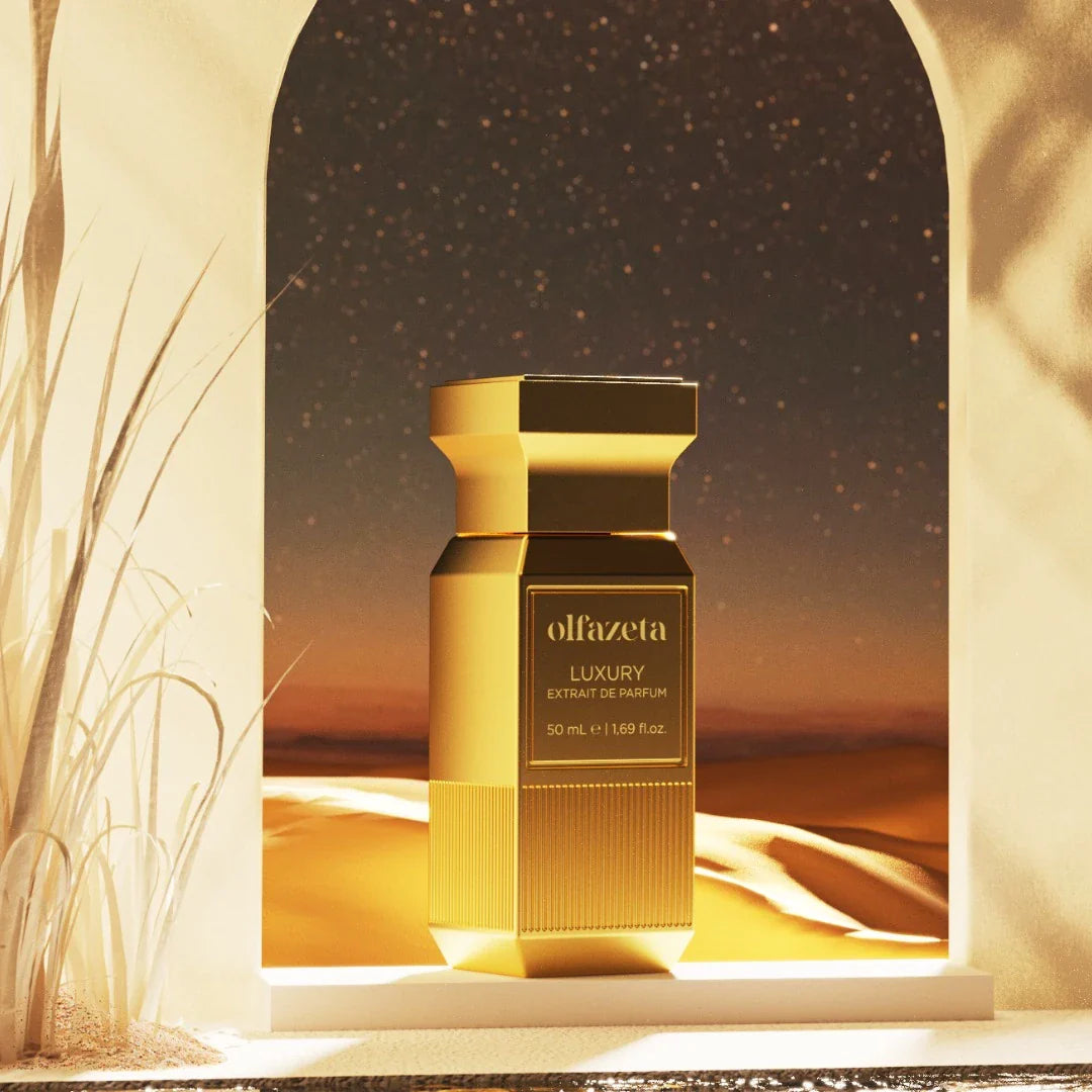 Olfazeta Luxury extrait de parfum flacon doré