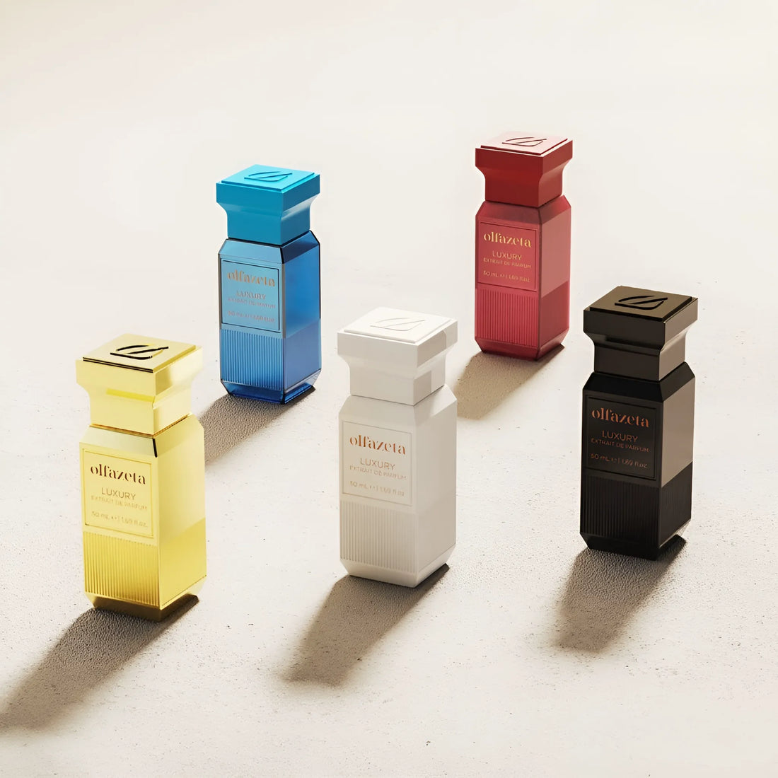 Olfazeta Luxury extrait de parfum flacon bleu