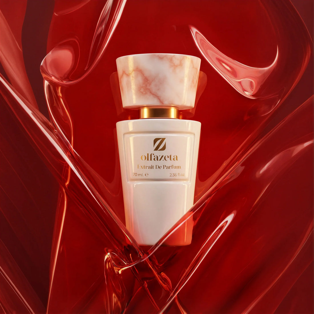 Olfazeta Millésime extrato de perfume frasco branco